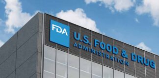 FDA building with U.S. Food & Drug Administration sign.