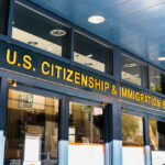 Citizenship Crackdown Stuns Immigrants US Citizenship and Immigration Services building entrance